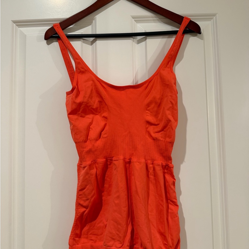 FP Movement by Free People Vibrant Orange Jumpsuit